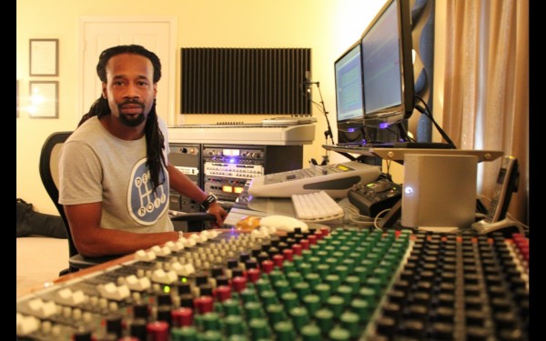 Reavis Mitchell in the lab at Soulbeat Productions, Nashville, Tennessee 